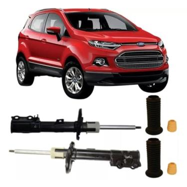 Imagem de PAR AMORTECEDOR DIANTEIRO COM KITS BATENTE E COIFA NEW ECO SPORT 4X2 4X4 2012 2013 2014 2015 A 2017