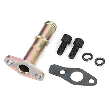 Imagem de Tubo de Flange de Drenagem de óleo Turbo, óleo de Dreno de Dreno Tubo de Alumínio de Alumínio Tubo de óleo Turbo Tubo de Tubo de Retorno Fácil Instalação para Barbante GT25R GT28