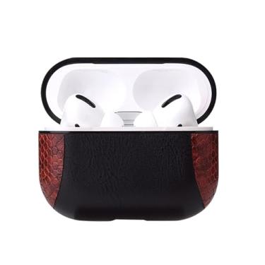 Imagem de Capa de couro PU moderna com gancho para Airpods 3 capa de fone de ouvido sem fio