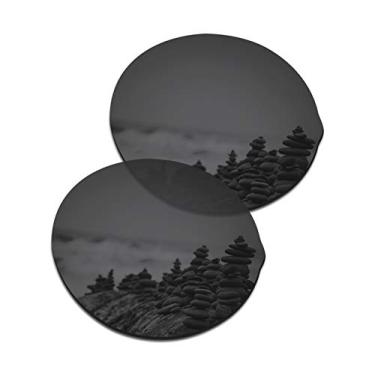 Imagem de SmartVLT Lentes de reposição polarizadas revestidas de AR pretas Stealth para óculos de sol Oakley Madman OO6019