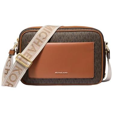 Imagem de Michael Kors Maeve Bolsa transversal grande com bolso East West, marrom/bolota, Marrom/Acorn