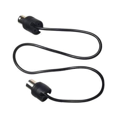 Imagem de Dynwave Cabo de extensão de áudio midi macho para órgão masculino 5 pinos din macho 5 pinos para 5 pinos acessórios de transmissão de linha musical cabo midi, 0.5 milhão