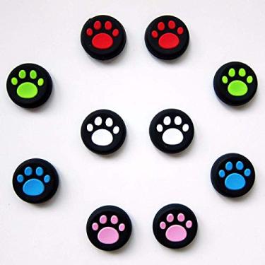 Imagem de Boné de silicone com aderência no polegar e palito para PS4 Xbox ONE Xbox 360 PS3 PS2 Cat Paw (M)