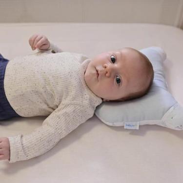 Imagem de Travesseiro Anatômico para Bebê Baby Joy Fábula, Azul 