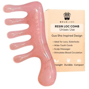 Imagem de Pente de Cabelo NVLX LABS Loc Comb - Massageador de Couro Cabeludo com