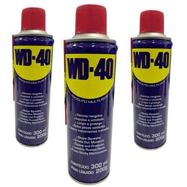 Imagem de Kit 3 Wd40 Óleo Spray Multiuso Desengripante Lubrifica 300ml - WD-40 C