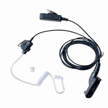 Imagem de Fone de ouvido APX 6000 XPR 7550e com microfone compatível com Motorola APX8000 APX7000 APX4000 XPR7350e XPR7580e XPR7380e XPR7550 XPR7350 com tubo acústico e microfone PTT, fone de ouvido de