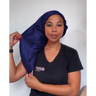 Imagem de Anny Beleza Touca de Cetim Longa Ajustável - Escolha a Cor - Toca para