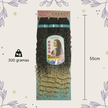 Imagem de Aplique Gypsy 3x Cabelo Boho Box 300gr Crochet Braid