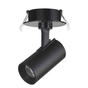 Imagem de Spot LED de Embutir 7W 3000K Preto Bivolt Foxlux