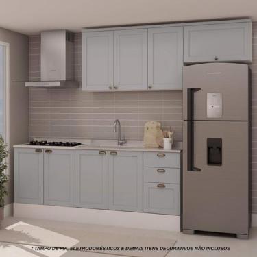 Imagem de Armário de Cozinha Completa Americana 4 peças CM44 Iluminata Genialfle