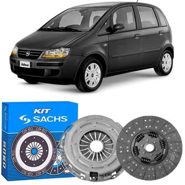 Imagem de Kit Embreagem Fiat Idea 1.8 2006 a 2010 Sachs
