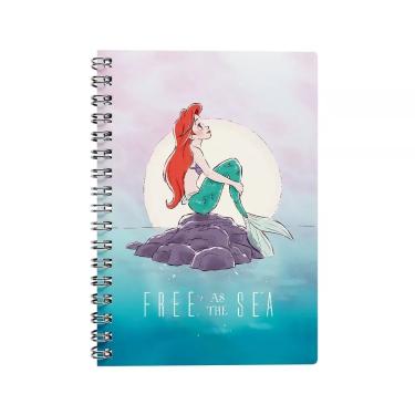 Imagem de Caderno Universitário Capa Dura 10 Matérias Disney Ariel - School Basics