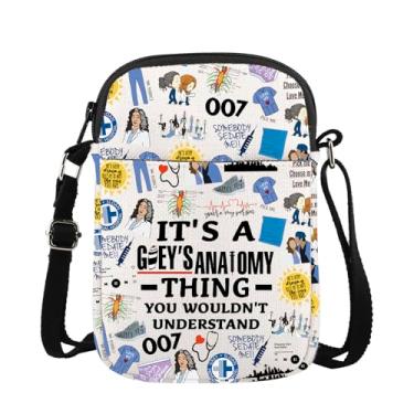 Imagem de Lywjyb Birdgot Bolsa transversal inspirada em programas de TV, presente inspirado na série de TV, presente inspirado na série de TV, My Doctor Cr