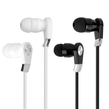 Imagem de LANDIBO Fones de ouvido com fio, fones de ouvido intra-auriculares com controle de volume, microfone embutido, fones de ouvido com fio USB C, qualidade de som nítida, cancelamento de ruído de graves