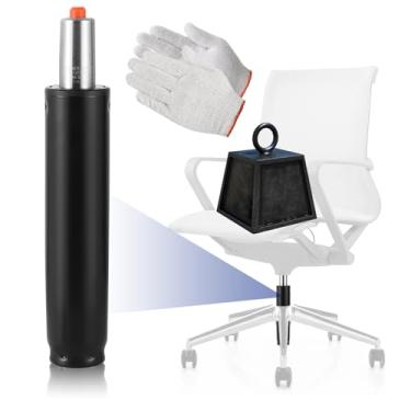 Imagem de MAOPINER Substituição de cilindro de cadeira de escritório, elevador a gás de curso longo de 12,7 cm, pistão hidráulico resistente para a maioria das cadeiras de escritório e jogos