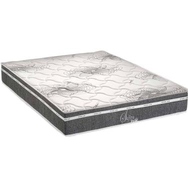 Imagem de Colchão Casal Molas 138cm X 24cm Bege/Cinza