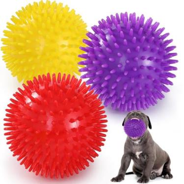 Imagem de Bolas de brinquedo para cães VITEVER Heavy Duty Squeaky para cães de m