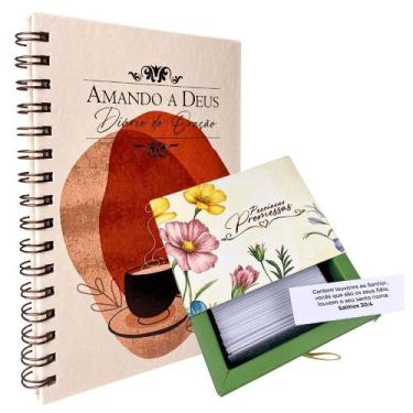 Imagem de Kit Diário de Oração Amando a Deus Café + Preciosas Promessas Jardim -