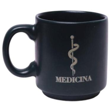 Imagem de Mini Caneca Profissão Medico Medica Medicina Café Expresso Empilhável 