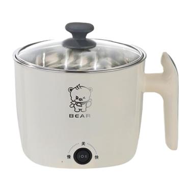 Imagem de Ioensy Panela Quente Elétrica, Panela Lenta, Mini Utensílio para Cozinhar Macarrão, Branco