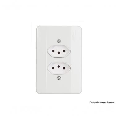 Imagem de Tomada Dupla 2p+t C/pl 10a/250v 39049 Trd-e4pbm C/10pcs