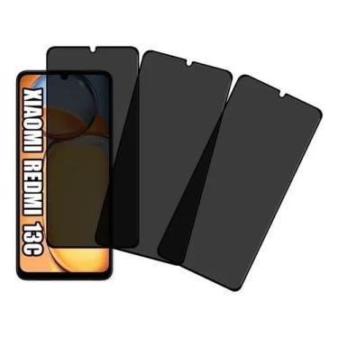 Imagem de Kit 3x Películas De Privacidade 3d Para Xiaomi Redmi 13c - Phonecell