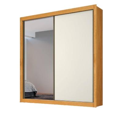 Imagem de Guarda Roupa Zurique 1 Porta Espelhada MDF - Móveis Europa