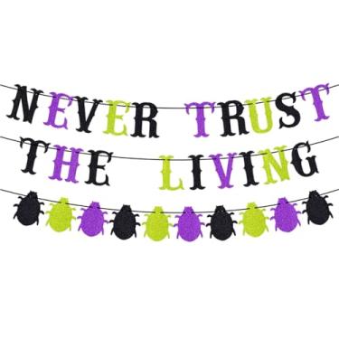 Imagem de POPYHMLT Decorações De Festa Aniversário Com Tema Besouro, Glitter, Nunca Confie Nos Vivos, Suprimentos Halloween E Natal, Decoração Chá Bebê Natal Ano Novo