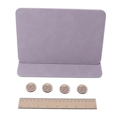 Imagem de Titular do Padrão de crochê de tricô, Guardião do Gráfico para tricô No Gráfico de Ponto Cruzado, Placa Magnética Dobrável Com Régua para Artes de Agulha e Uso Doméstico (tolet)