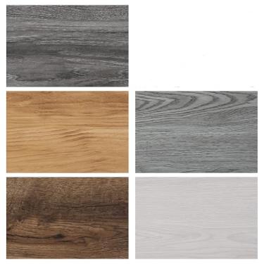 Imagem de INMOZATA Piso Vinílico Descascável E Adesivo, De Tábuas À Prova D'Água, Pacote Com 5 Amostras Grãos Madeira Para Quarto, Sala Estar, Cozinha, Trailer (Amostra)