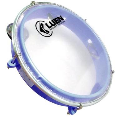 Imagem de Pandeiro Infantil LUEN 8 Polegadas Azul 40084AZ