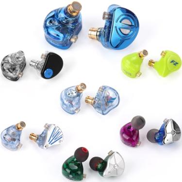Imagem de TRN MT4 Pro: Fones de Ouvido em Torno da Orelha, In-ear, Com Fio, Azul, Isolação Sonora, Drivers Dinâmicos Duplos