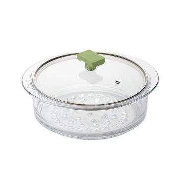 Imagem de Vaporeira Steamer Em Vidro Ghidini Vera - 24 Cm Transparente