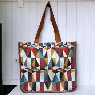 Imagem de Bolsa de praia tote sacola grande universitária com alças impermeável 