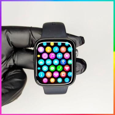 Imagem de Relógio inteligente Watch9 ProMax Preto NFC GPS Alta definição Smartwa