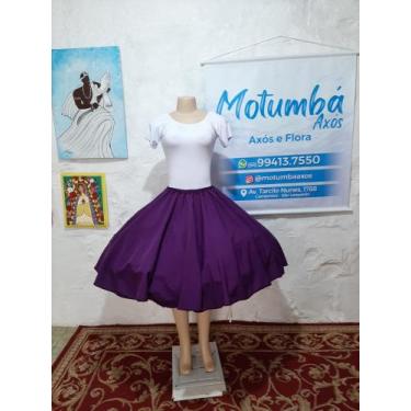 Imagem de Saia Simples Serão Tam Unico - Motumbá, Roxo