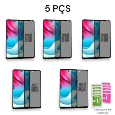 Imagem de 5UN Película 3D Anti Espião De Vidro Privacidade Para Moto G24 - LXL