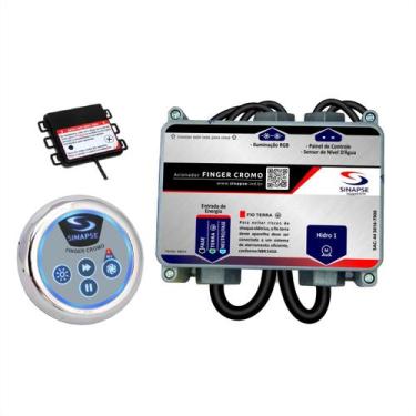 Imagem de Acionador finger cromo 220v sensor nivel geracao sinapse