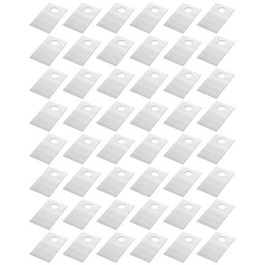 Imagem de Pacote com 48 calços de selim de guitarra de 0,2 mm, calços de ponte de sela compatíveis com Floyd Rose para ajuste de altura do selim