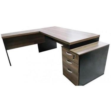 Imagem de Mesa Presidente - ATACADÃO DOS MÓVEIS ESCRITÓRIO, 192X74 + L