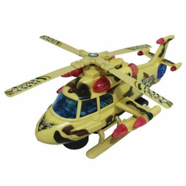 Imagem de Helicóptero Apache Militar Brinquedo Com Luzes E Movimentos - Imports