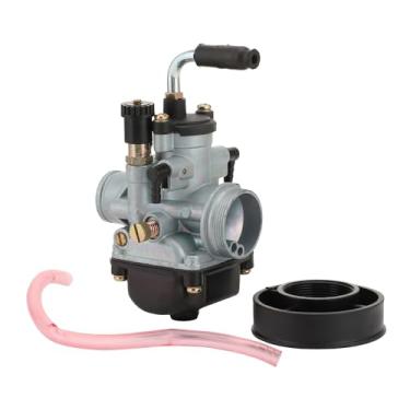 Imagem de WOOSTAR PHBG Carburador de corrida BS de 19 mm com linha de combustível com selos de substituição para motocicleta motorizada de 2 tempos 50cc 70cc 80cc 90cc 100cc