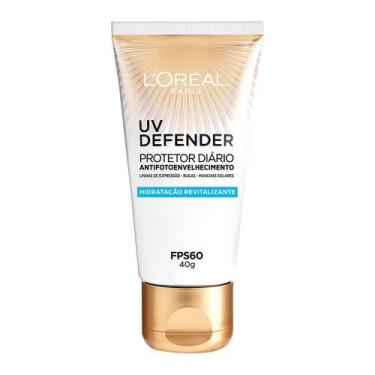 Imagem de Protetor Solar Facial L'Oréal Paris UV Defender Hidratação FPS60, 40g
