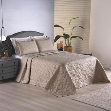Imagem de Colcha grande king 3pc super soft cobre leito boutis liso - ENTROU COM