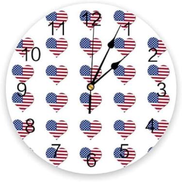 Imagem de Relógio De Parede Pvc Redondo Silencioso Não-tique-taque, Crisântemo Texto Padrão Floral Teal Verde Quartzo Operado Por Bateria Relógios De Parede Para Cozinha Sala De E, Color-05, 10 Inch in Diameter