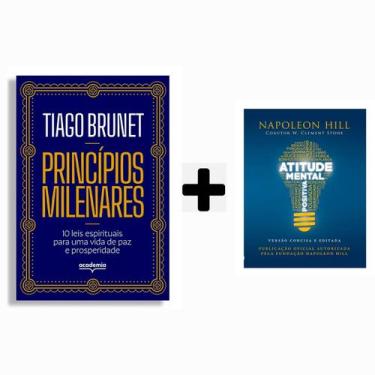Imagem de Kit Livros, Princípios milenares, Tiago Brunet + Atitude Mental Positi