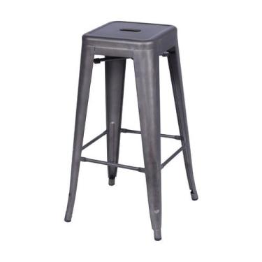 Imagem de Banqueta Boxbit Titan Tolix com 77cm em Aço com Pintura Epoxi Bronze, 