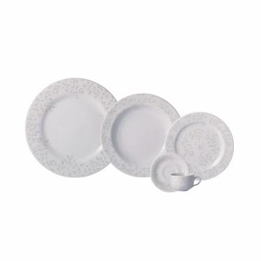 Imagem de Serviço de Jantar e Café 20 Peças em Porcelana, Modelo Voyage, Redondo, Decoração Guaporé, Porcelana Schmidt