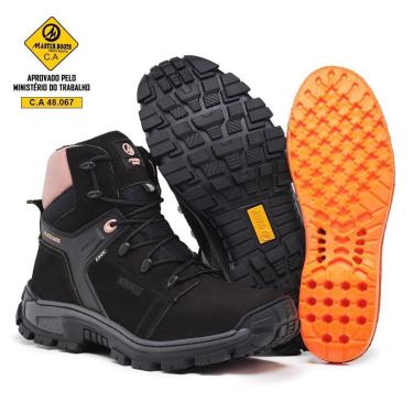 Imagem de BOTA COTURNO  EM COURO SOLADO DE BORRACHA COM GARANTIA C.A.-Feminino